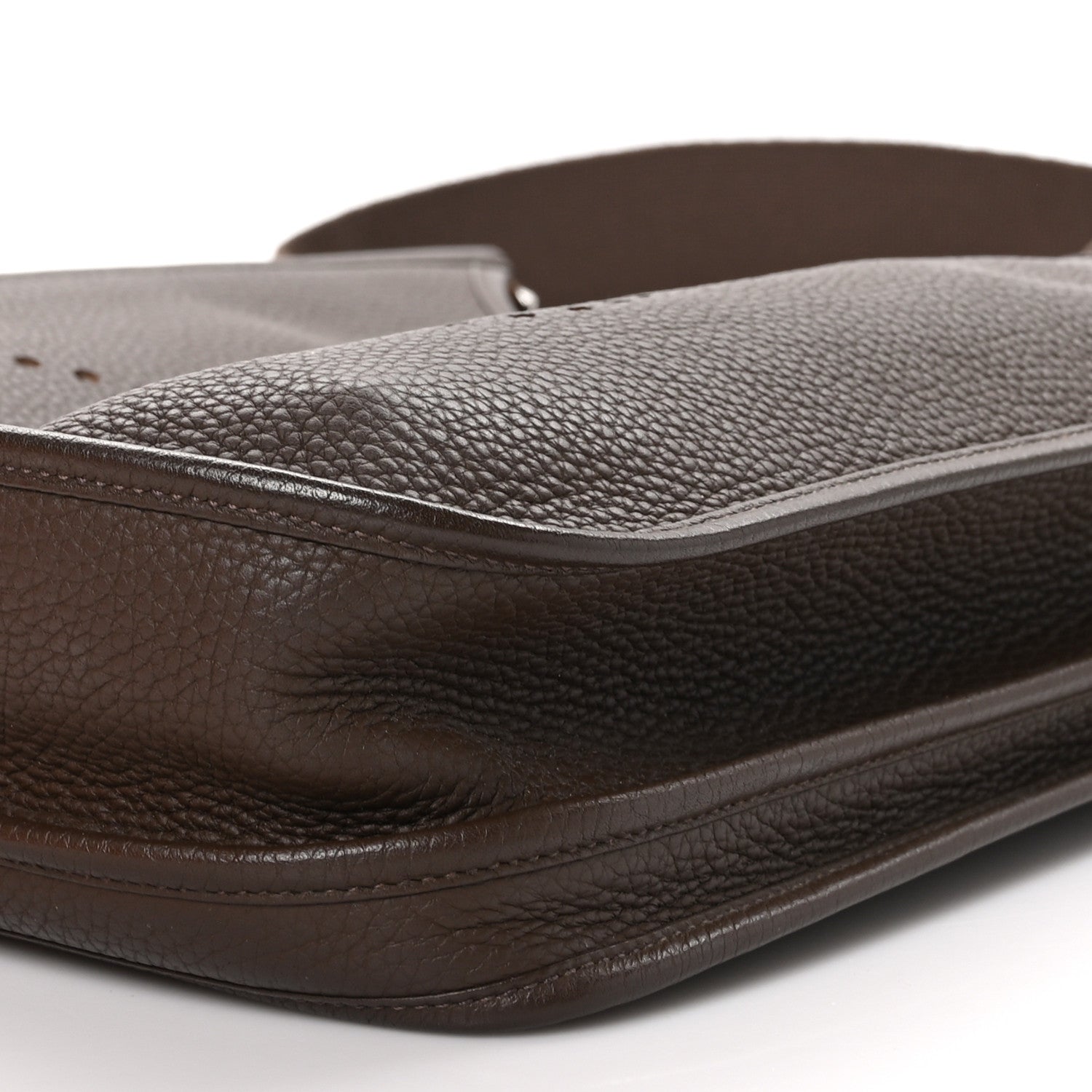 Hermes Taurillon Clemence Evelyne III PM Cacao 10 of 10