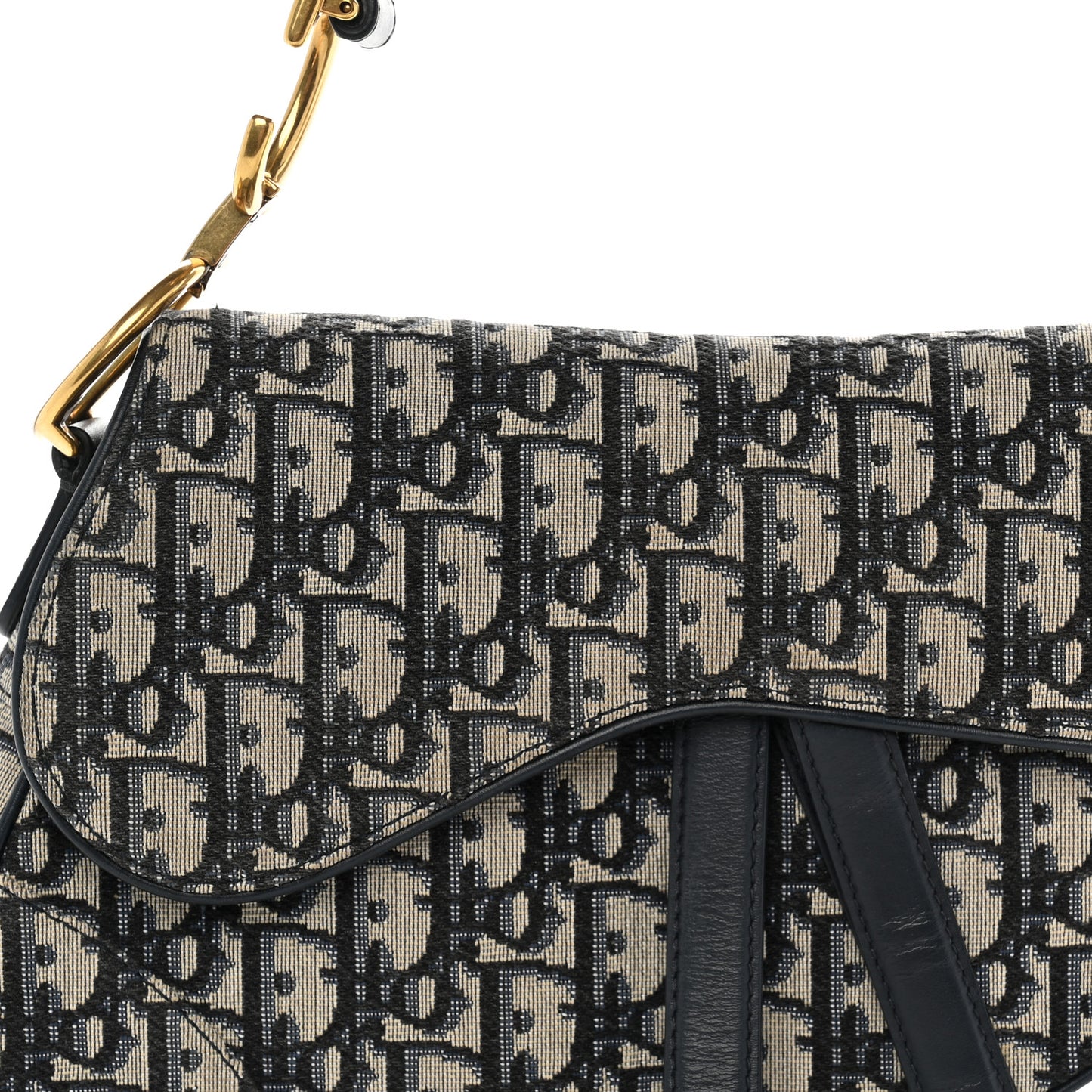 Oblique Saddle Bag Blue