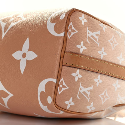 Louis Vuitton Monogram Giant By The Pool Speedy Bandouliere 25 Brume 10 of 10