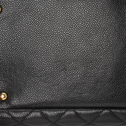Chanel Caviar Quilted XL Grand Shopping Tote GST Black 9 of 12