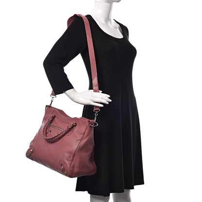 Balenciaga Chevre Giant 12 Silver Hardware Velo Rose Bruyere 2 of 22