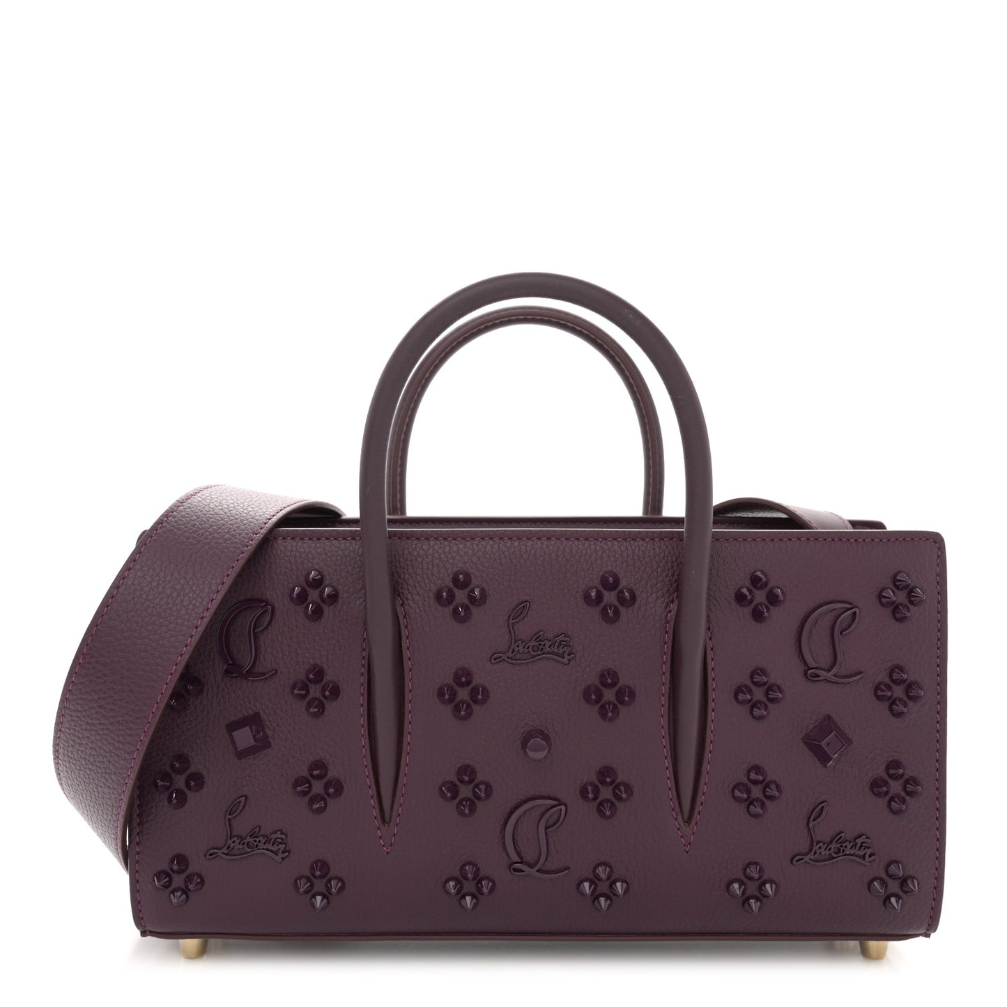 Calfskin Spikes Loubinthesky Paloma Merlot
