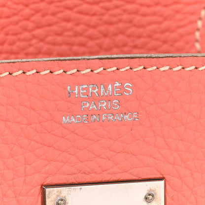 Hermes Togo BIRKIN 30 Crevette 6 of 24