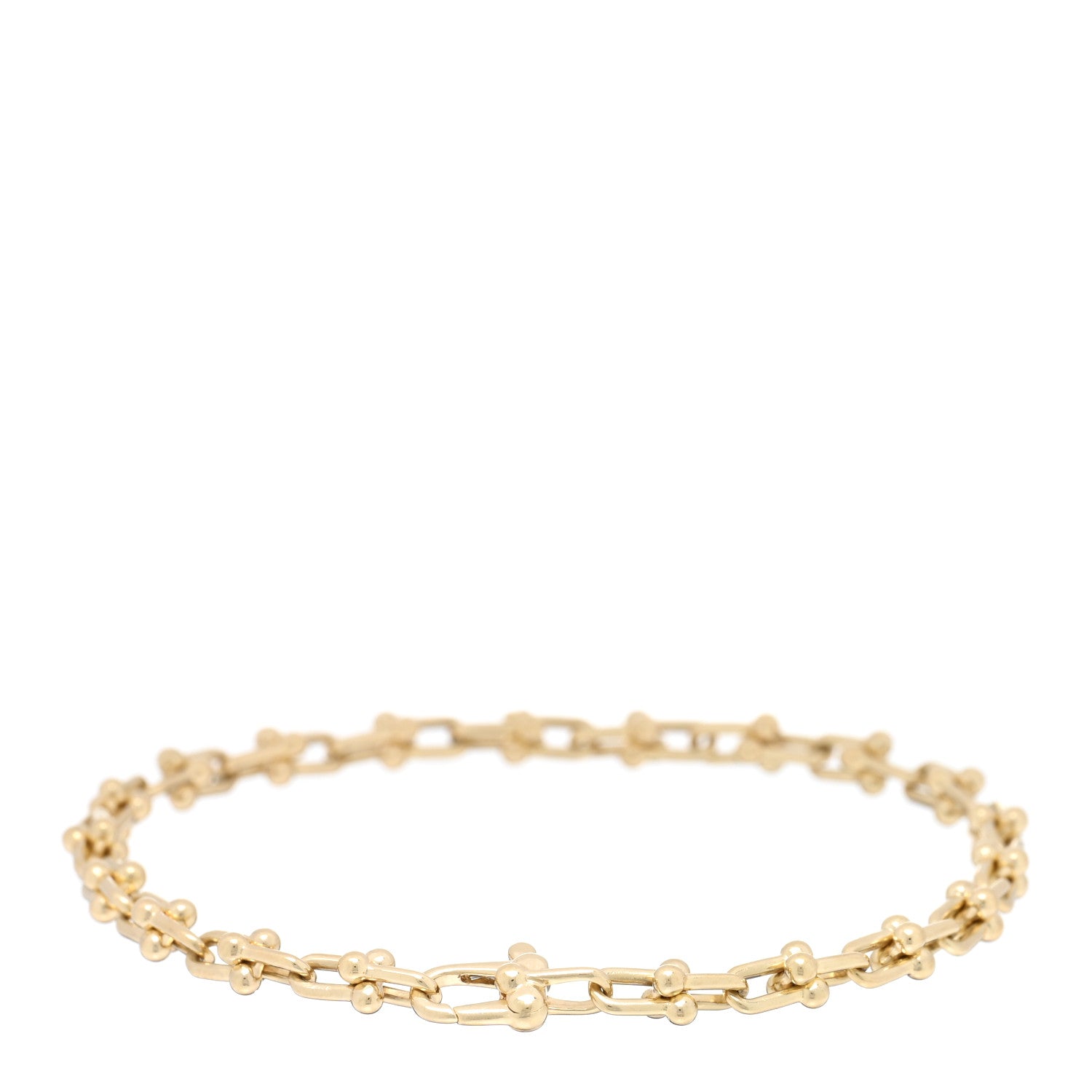 Tiffany 18K Yellow Gold Micro HardWear Link Bracelet 2 of 3