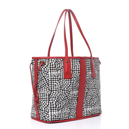 MCM Visetos Medium Liz Reversible Shopper Tote Ruby Red 5 of 21