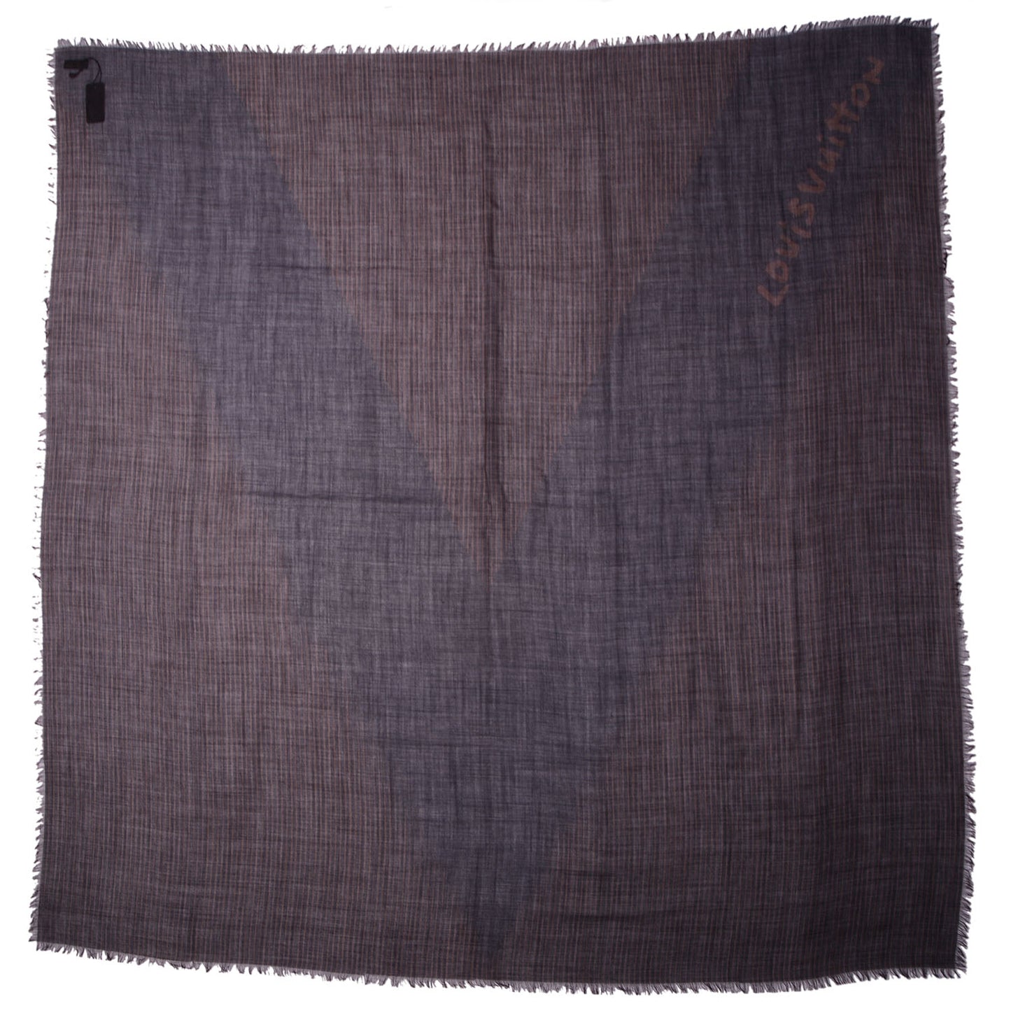 Wool Silk Sprouse Shawl Marron