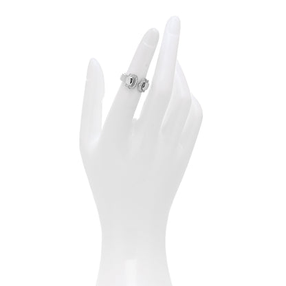 Cartier 18K White Gold Diamond C De Cartier Ring 48 4.5 2 of 5