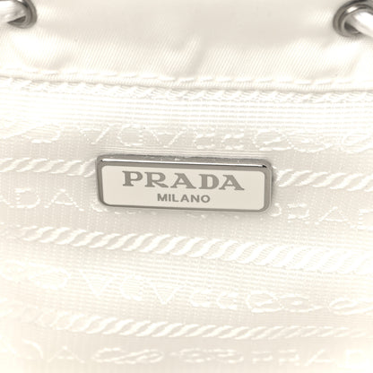 Prada Nylon Vela Mini Crossbody Backpack White 6 of 12