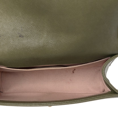 Chanel Caviar Quilted Medium Boy Flap Khaki 5 of 14