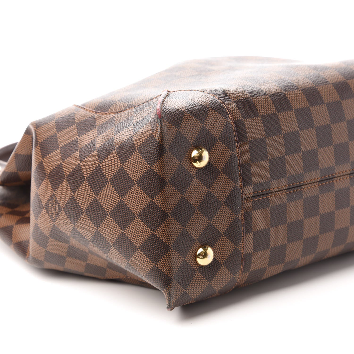Louis Vuitton Damier Ebene Caissa Hobo Cherry 6 of 10