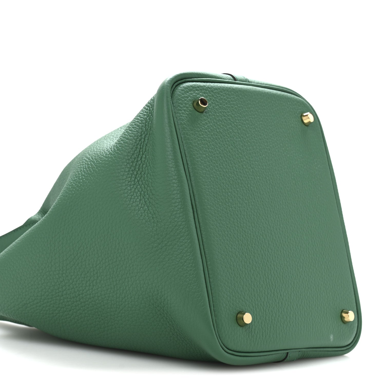 Hermes Taurillon Clemence Picotin Lock 22 MM Vert Vertigo 9 of 11