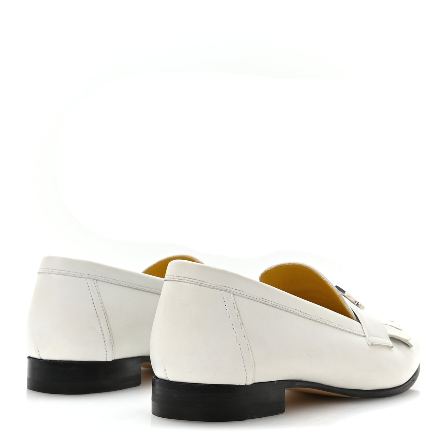 Calfskin Womens Royal Loafers 35 White