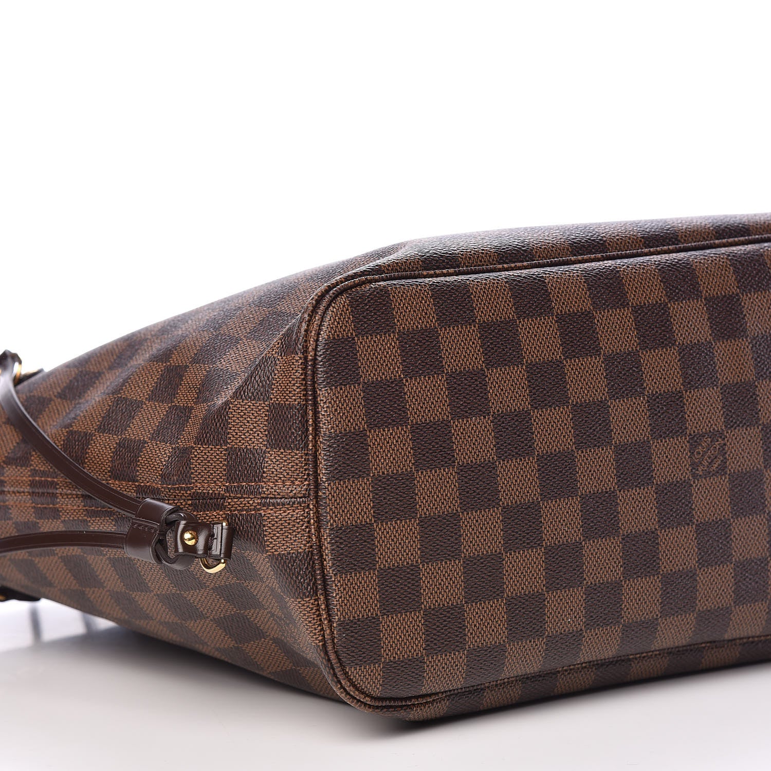 Louis Vuitton Damier Ebene Neo Neverfull MM Rose Ballerine 13 of 15