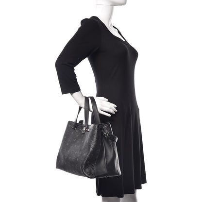 MCM Visetos Large Essential Tote Black 3 of 14