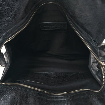 Balenciaga Agneau Giant 21 Silver Hardware Folder Black 6 of 11