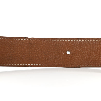 Hermes Box Togo 32mm H Belt 85 Black Gold 14 of 17