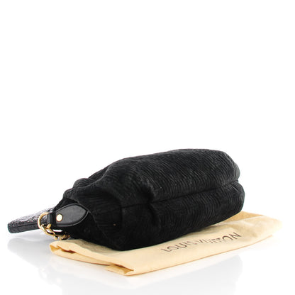 Louis Vuitton Suede Monogram Motard Afterdark Clutch Black 4 of 7