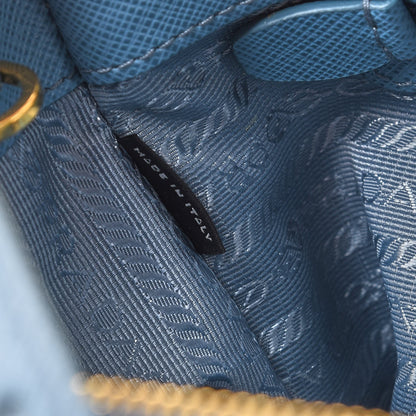 Prada Saffiano Medium Galleria Double Zip Tote Aviazione 7 of 8