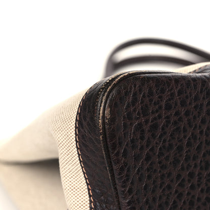 Hermes Toile Buffle Gala Garden Party Tote 36 MM Marron Fonce 9 of 12