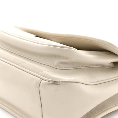 Saint Laurent Lambskin Matelasse Monogram Medium Niki Chain Satchel Ivory 15 of 19