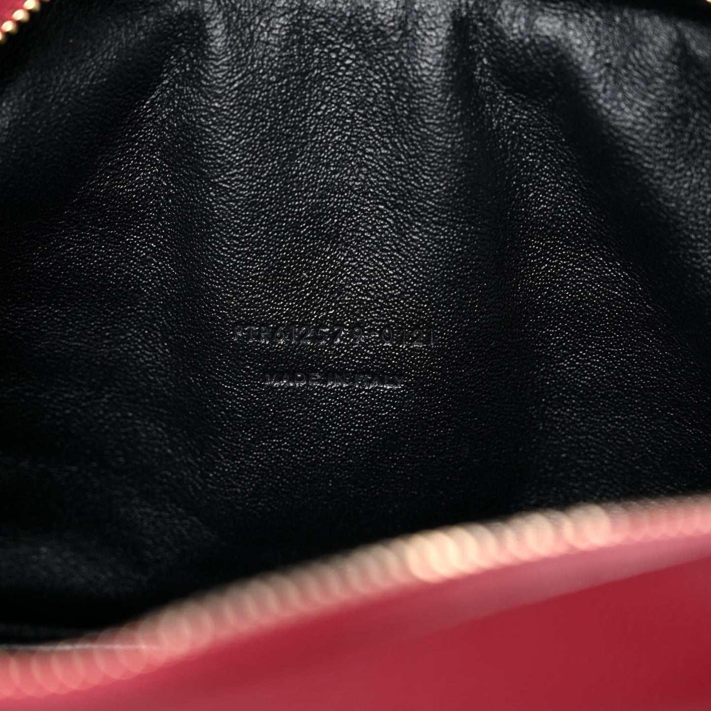 Grain De Poudre Matelasse Monogram Mini Lou Camera Bag Eros Red