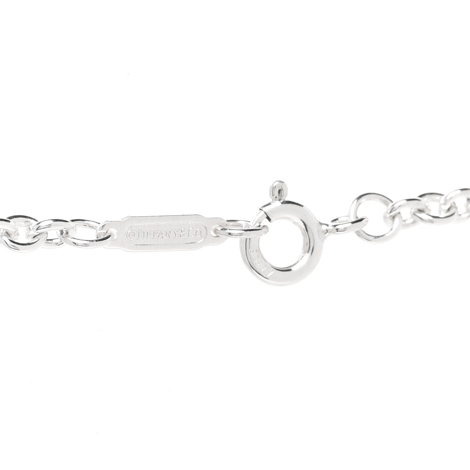 Tiffany Sterling Silver Small Return to Tiffany Heart Pendant Necklace 5 of 7