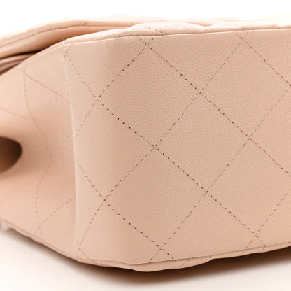 Chanel Caviar Quilted Jumbo Double Flap Light Pink 9 of 12