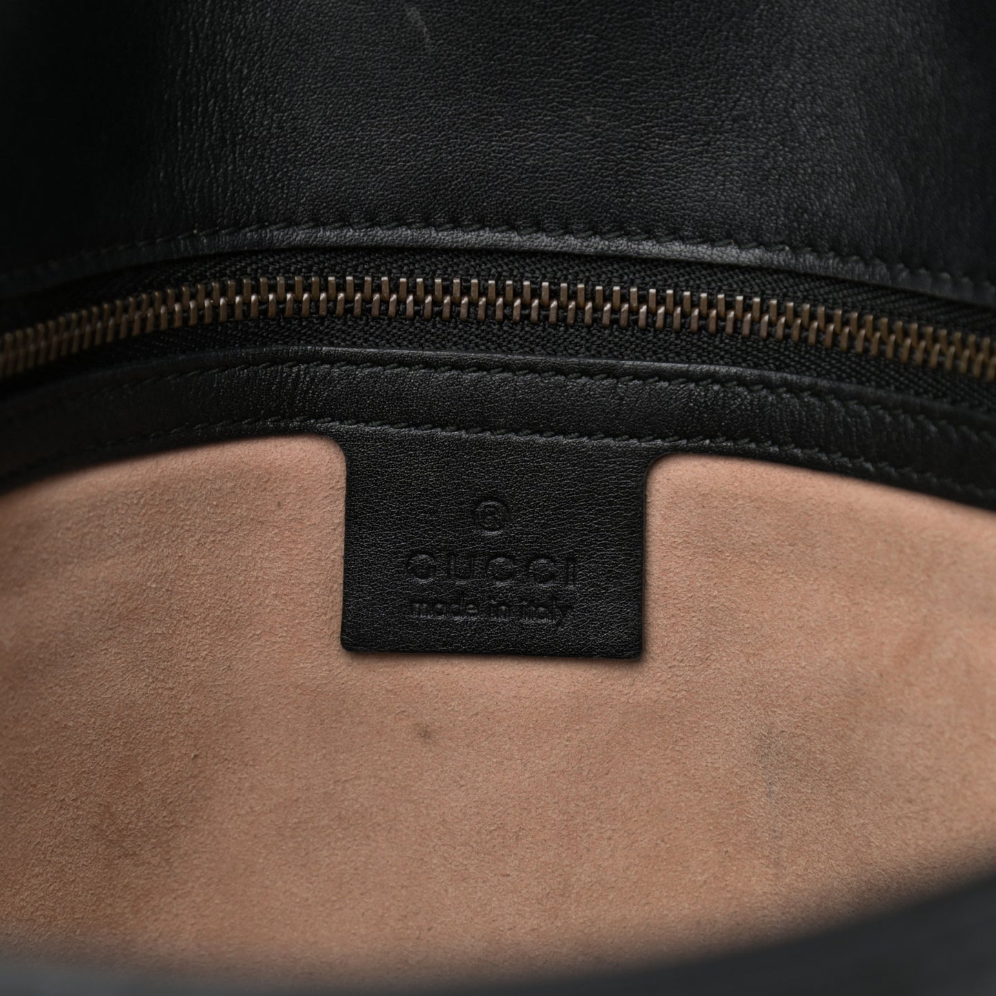 Calfskin Matelasse Studded Medium GG Marmont Shoulder Bag Black