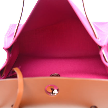 Hermes Vache Hunter Toile Herbag Zip 31 PM Magnolia Fauve 6 of 11