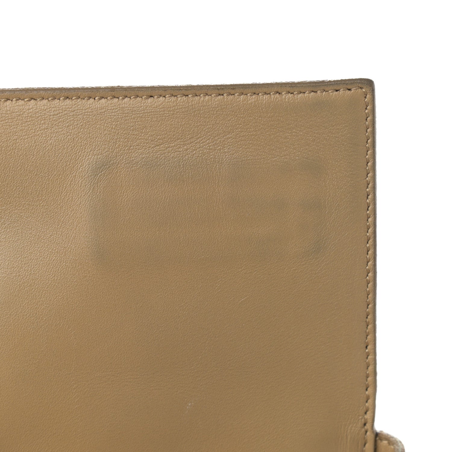 Saint Laurent Calfskin Suede North South Reversible Shopping Tote Beige Black 14 of 17
