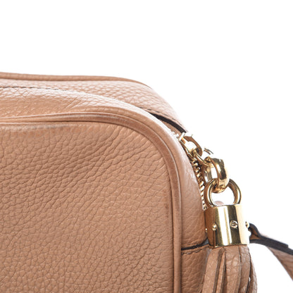 Gucci Pebbled Calfskin Small Soho Disco Bag Camelia 10 of 19