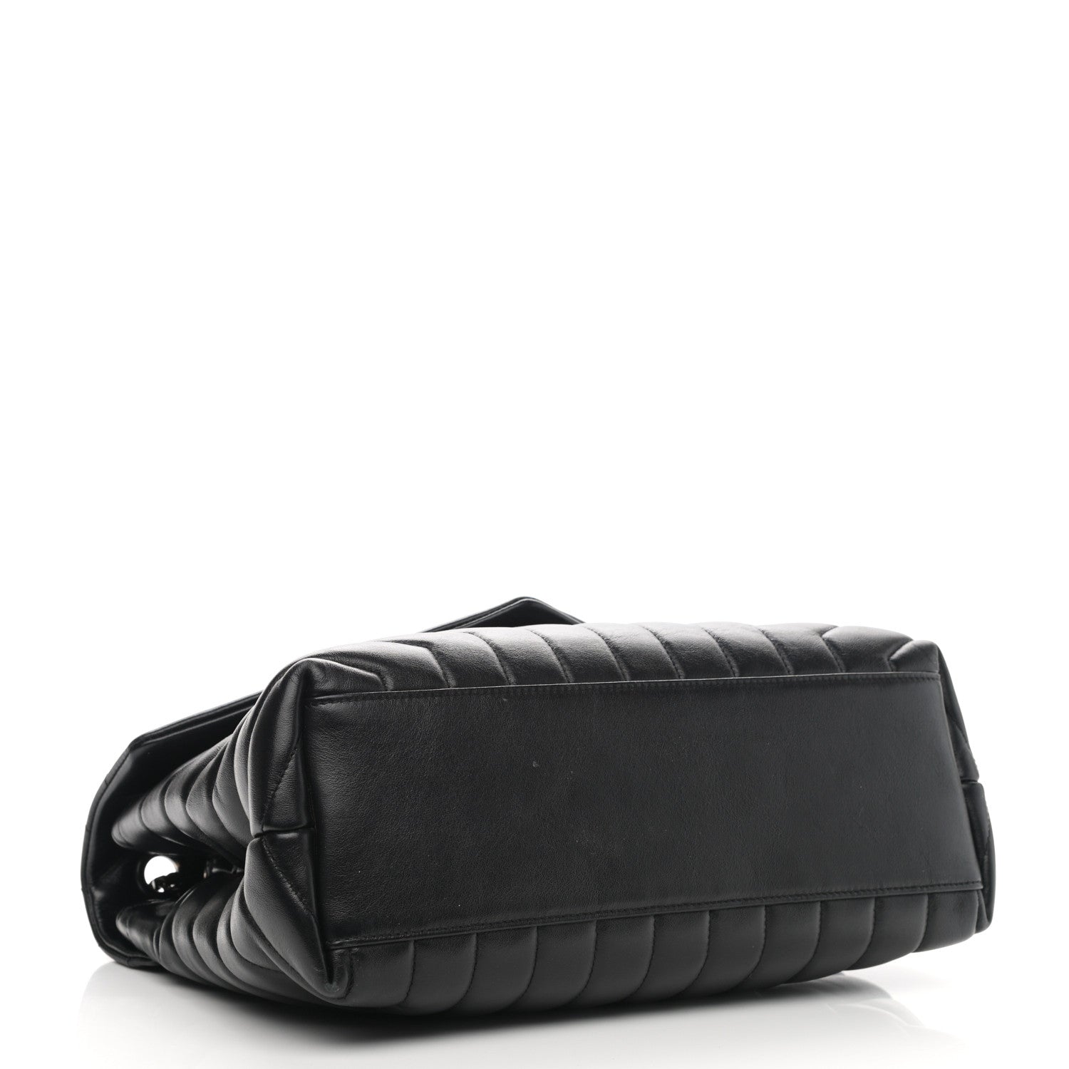 Saint Laurent Calfskin Y Quilted Monogram Medium Loulou Chain Satchel Black 4 of 15