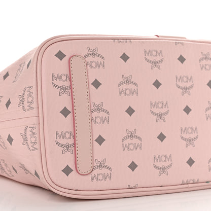 MCM Visetos Medium Liz Reversible Shopper Tote Powder Pink 11 of 12