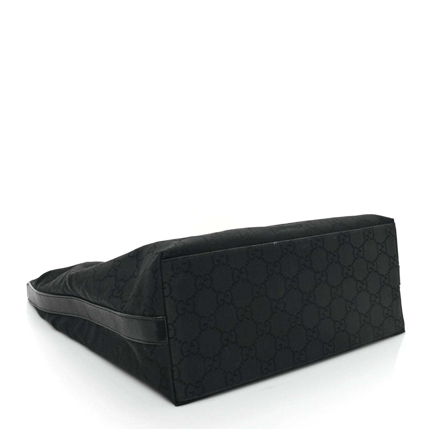 Gucci Nylon Monogram Hobo Black 4 of 12