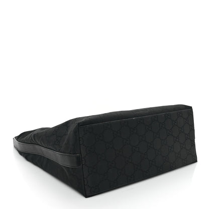 Gucci Nylon Monogram Hobo Black 4 of 12