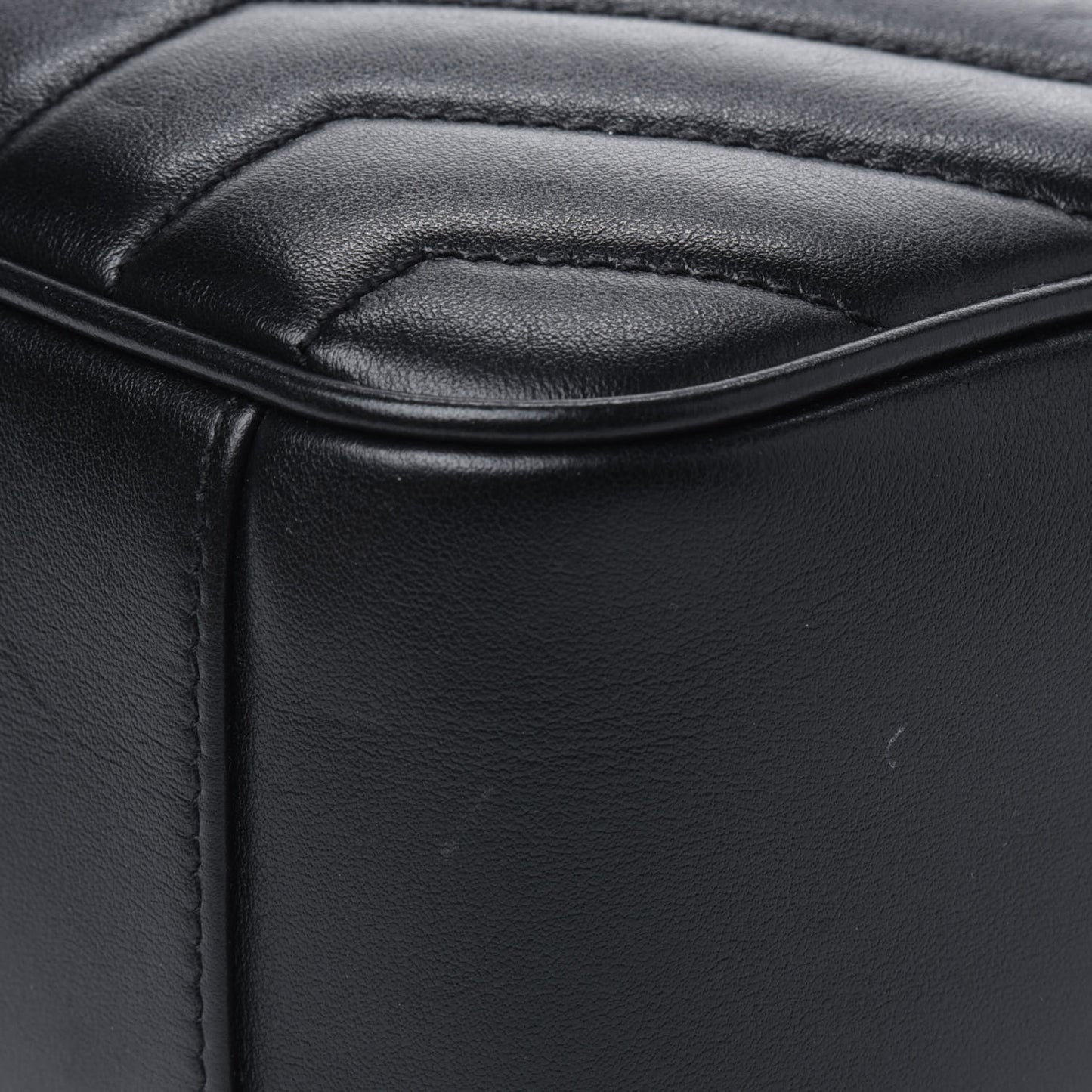 Calfskin Matelasse Joan Camera Bag Black