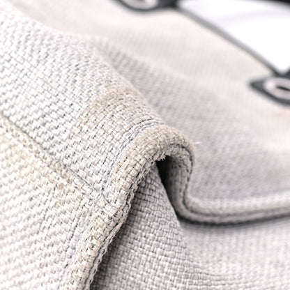 Chanel Woven Straw Raffia Medium Deauville Tote Grey 11 of 19