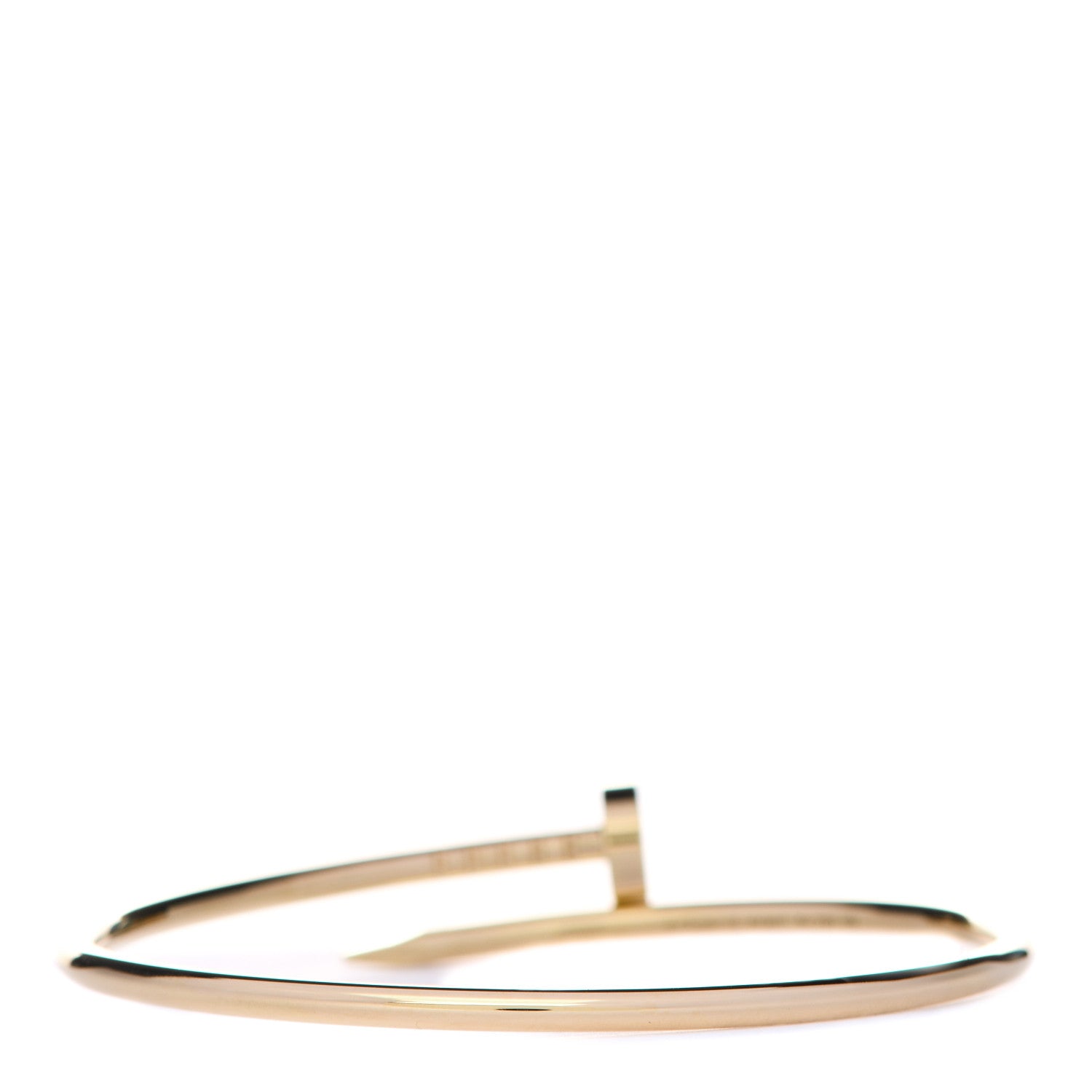 Cartier 18K Yellow Gold Small Juste Un Clou Bracelet 15 3 of 5