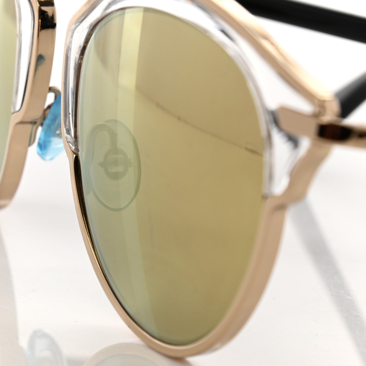 Christian Dior Studded So Real Sunglasses Gold 10 of 11