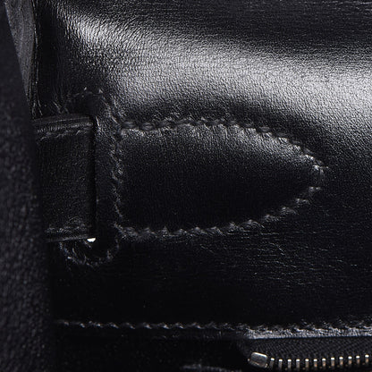 Hermes Box Kelly Retourne 40 Black 12 of 38