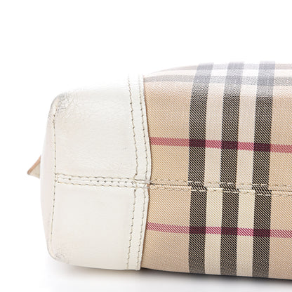 Burberry House Check Hobo White 8 of 12