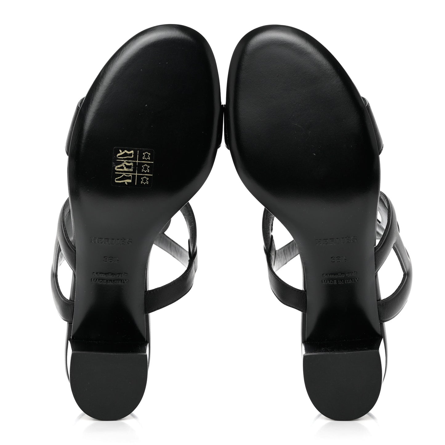 Nappa Bikini Sandals 38.5 Black