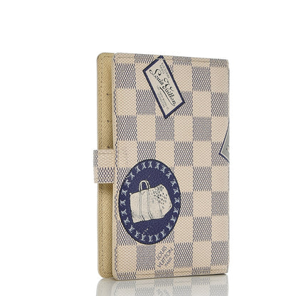 Louis Vuitton Damier Azur Patch Small Ring Agenda Cover 3 of 6