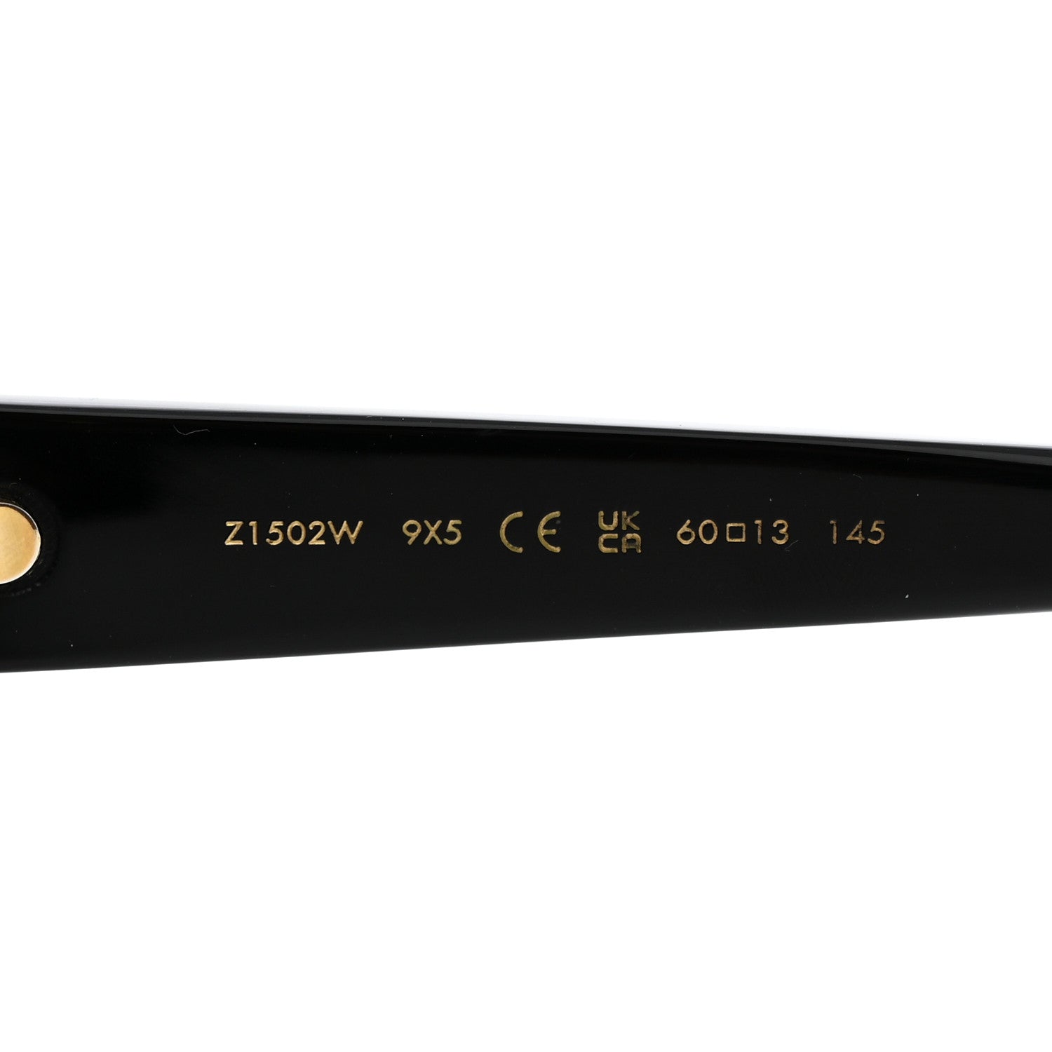 Louis Vuitton Acetate Evidence Z1502W Sunglasses Black 6 of 8