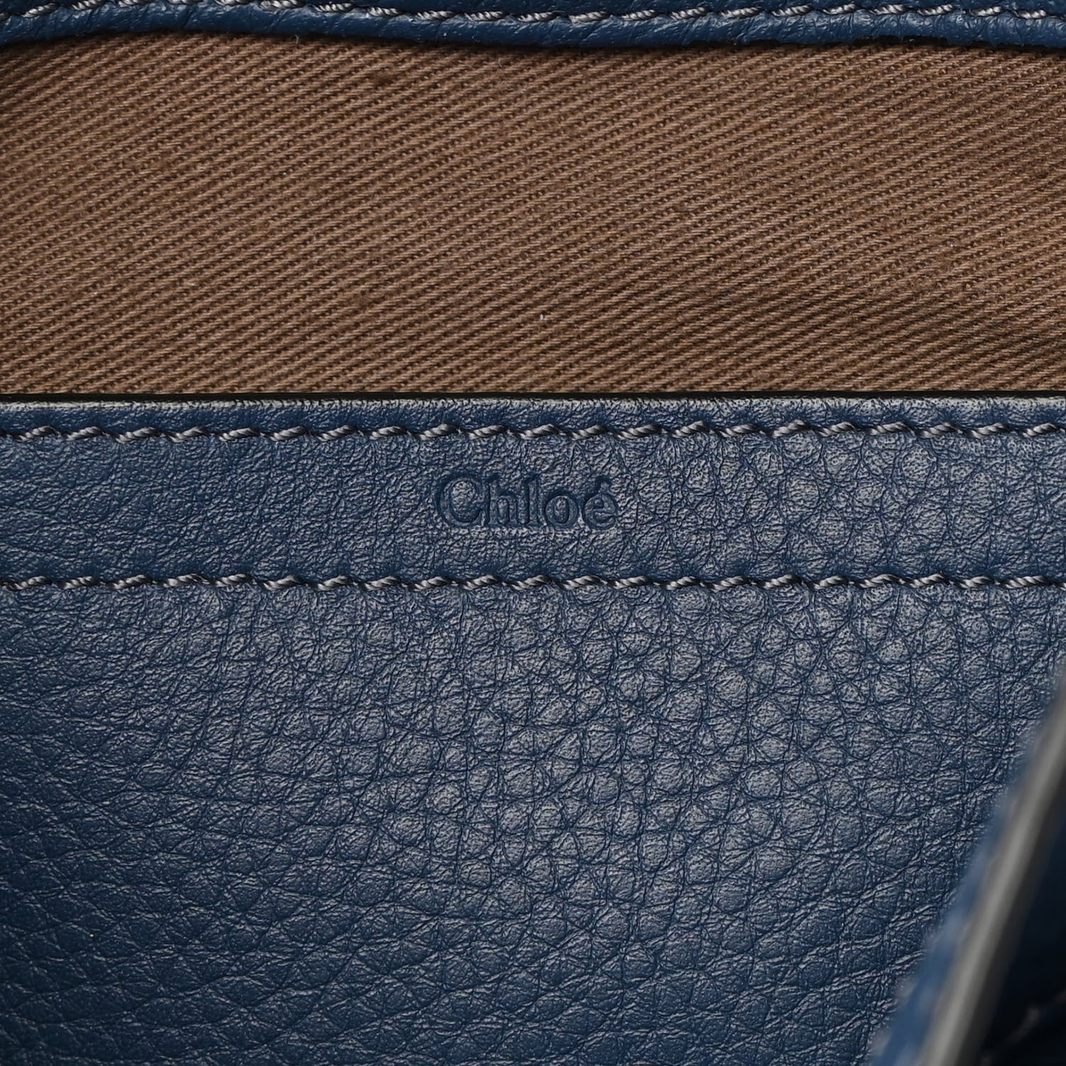 Chloe Calfskin Medium Marcie Round Crossbody Bag Royal Navy 6 of 14