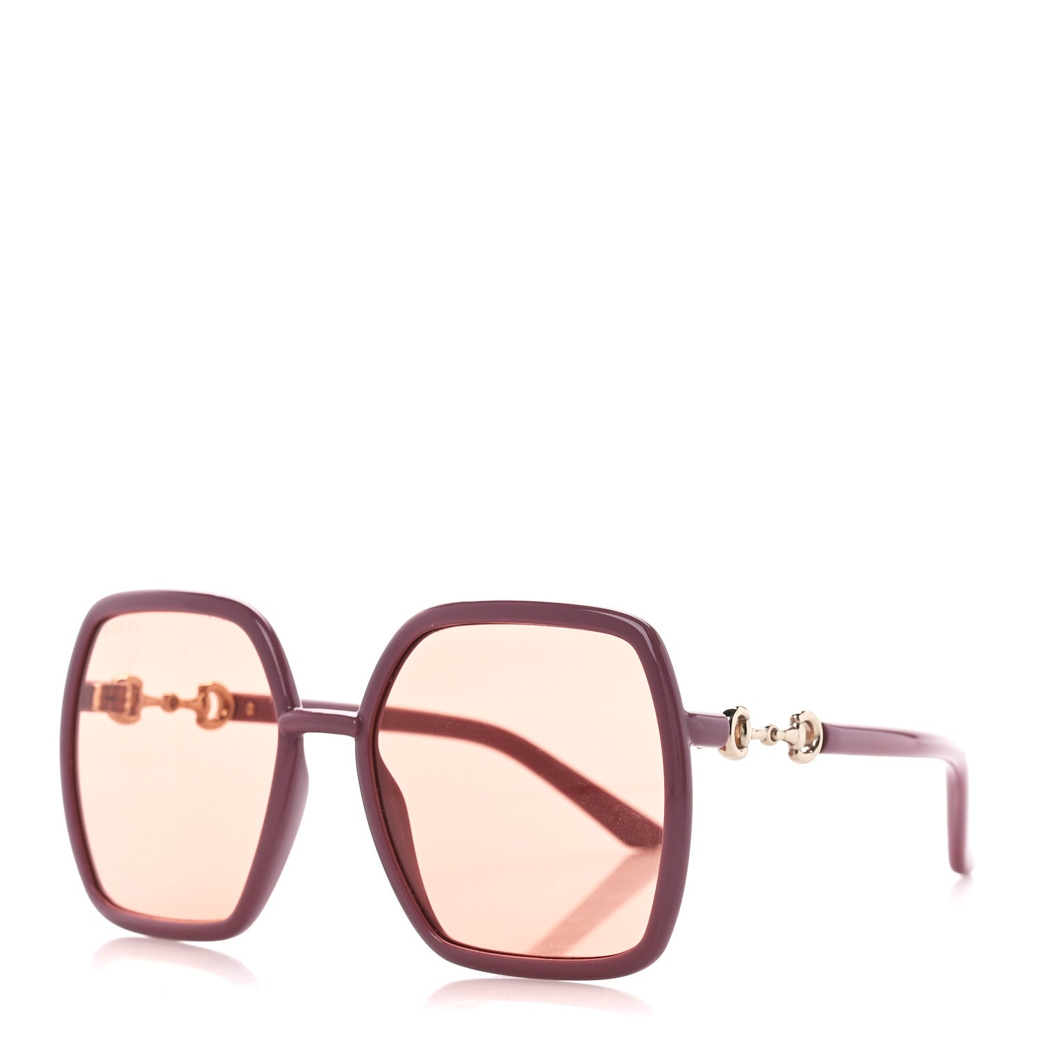 Gucci Horsebit Square Frame Sunglasses GG0890S Pink 1 of 8