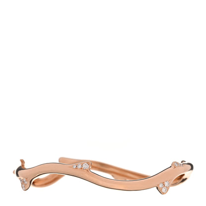 Christian Dior 18K Rose Gold Diamond Bois de Rose Bracelet 1 of 5
