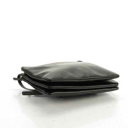 Celine Lambskin Large Trio Crossbody Bag Black 4 of 6