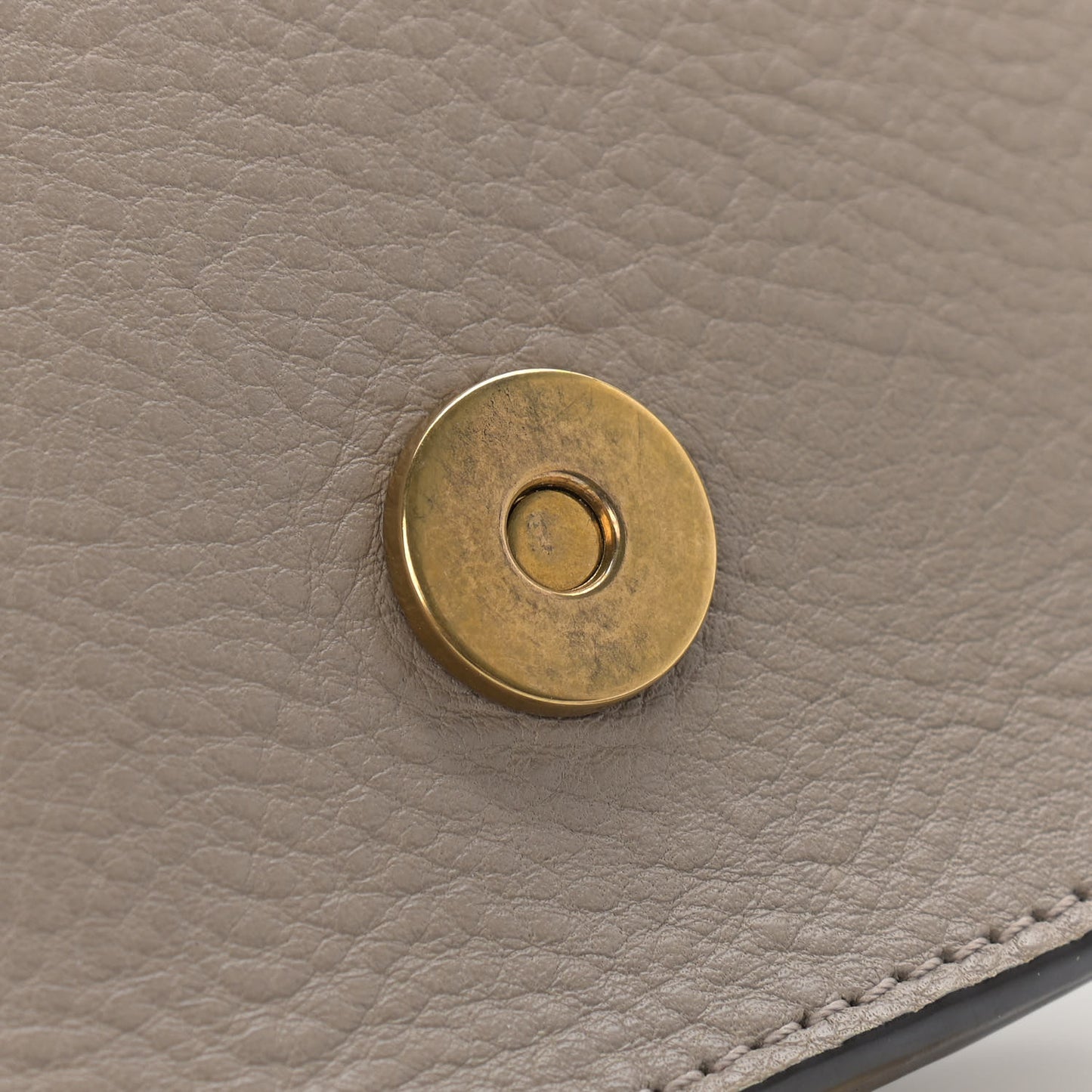 Calfskin Small Nile Bracelet Minaudiere Bag Motty Grey