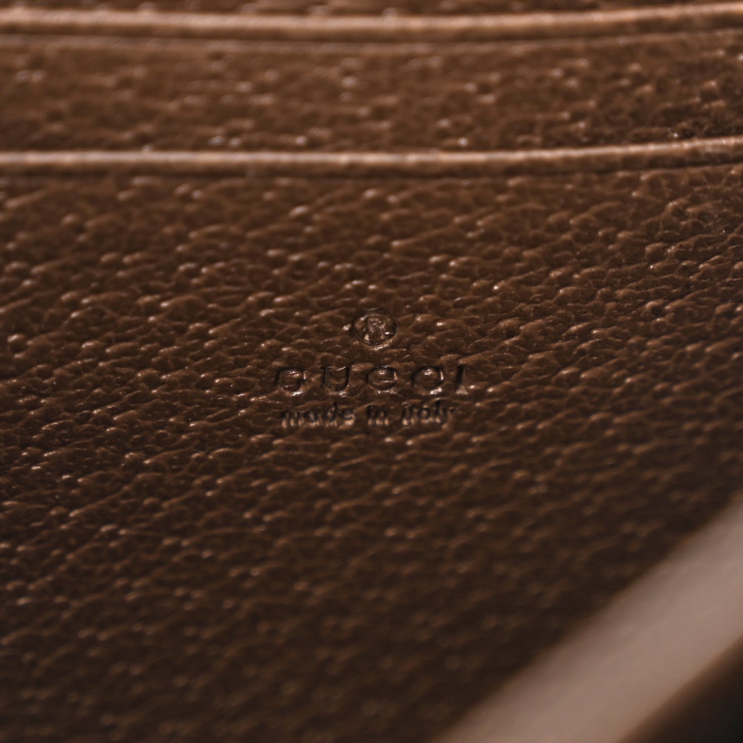 Monogram Jumbo GG Textured Dollar Calfskin Mini Dionysus Chain Wallet Camel Ebony New Acero